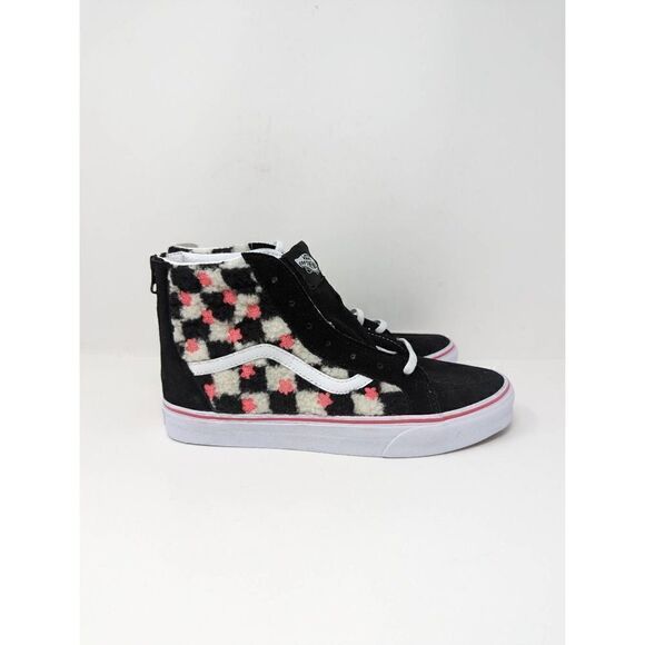 NEW NWT VANS CHECKERBOARD SHERPA SK8 HI - Picture 3 of 9